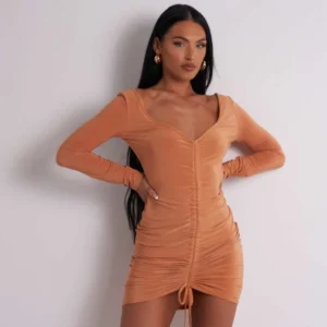 orange-mini-dress