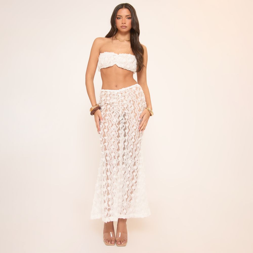 Kay Bandeau & Ruched Skirt