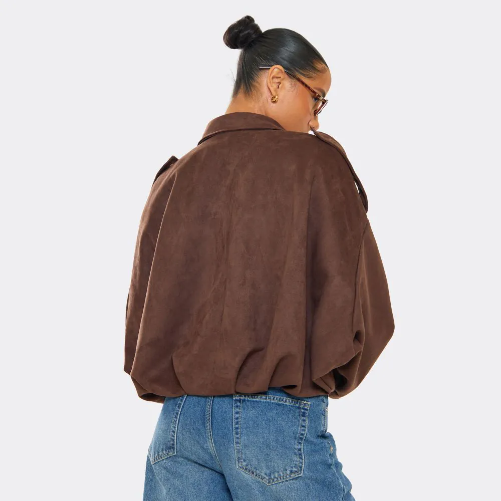 Veste Bomber Apollo Outerwear Pour Femme - Taille M Marron Clair Doublée