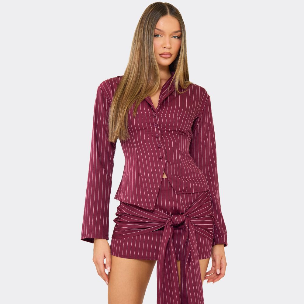 Burgundy Partywear Shirt