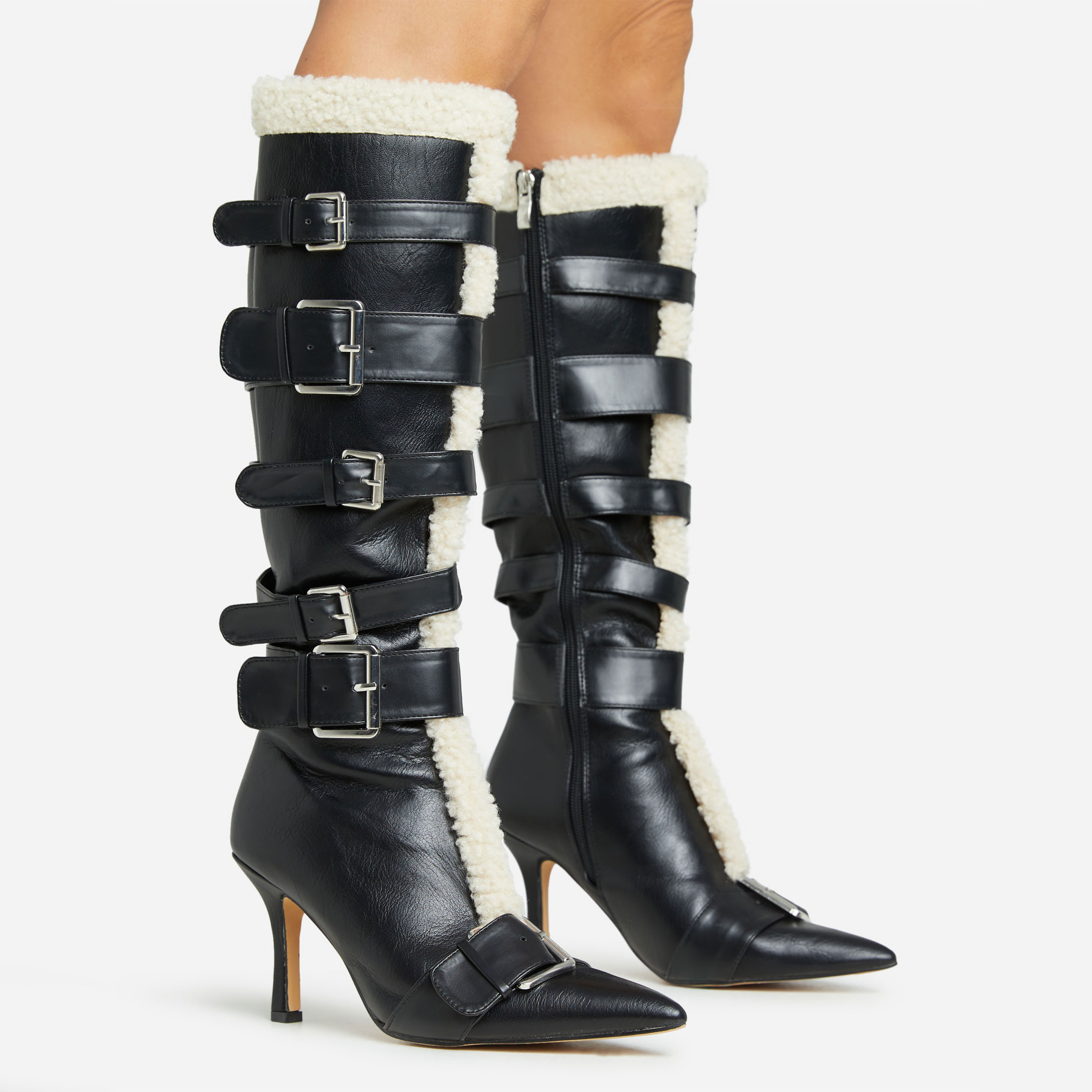 Stiletto store long boots